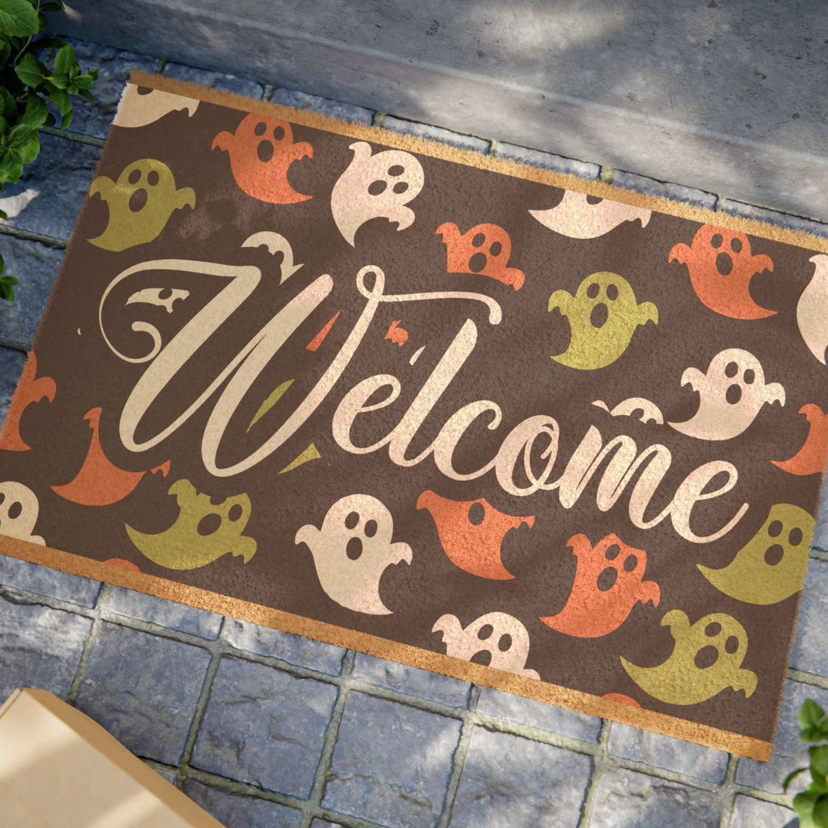 Halloween Ghost Welcome Doormat