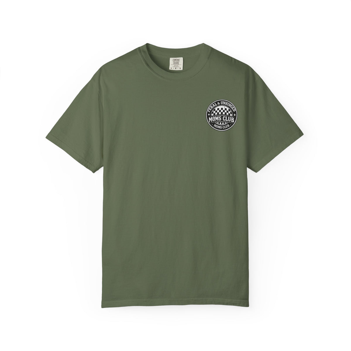 Moms Club T‑Shirt — "Feral & Unhinged" Skull Mom Graphic Tee