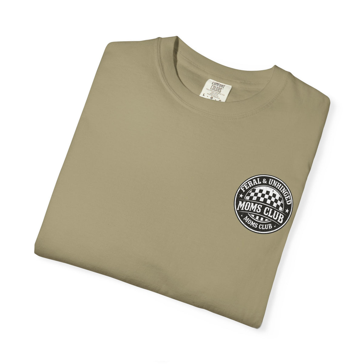 Moms Club T‑Shirt — "Feral & Unhinged" Skull Mom Graphic Tee