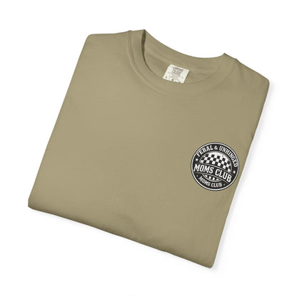 Moms Club T‑Shirt — "Feral & Unhinged" Skull Mom Graphic Tee