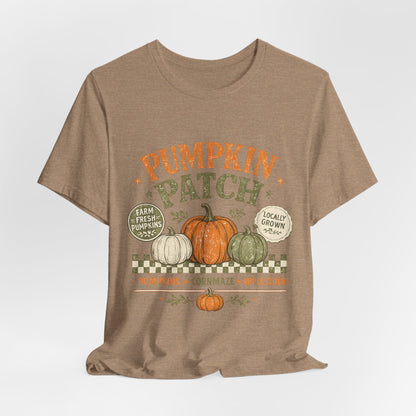 Pumpkin Patch Tee - Fall Harvest Pumpkins & Cider Graphic Shirt