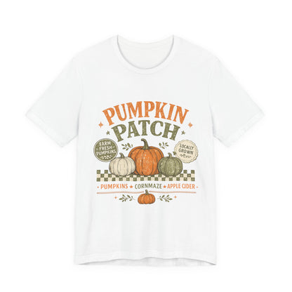 Pumpkin Patch Tee - Fall Harvest Pumpkins & Cider Graphic Shirt