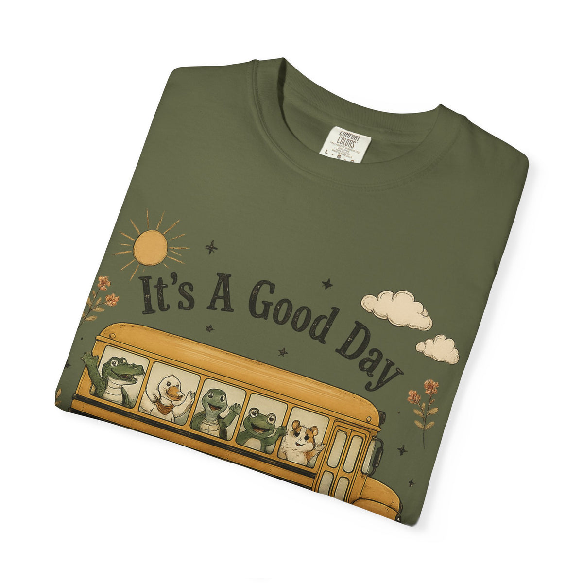 It's A Good Day for Learning T-Shirt — Cute School Bus Teacher & Student Back-to-School Tee