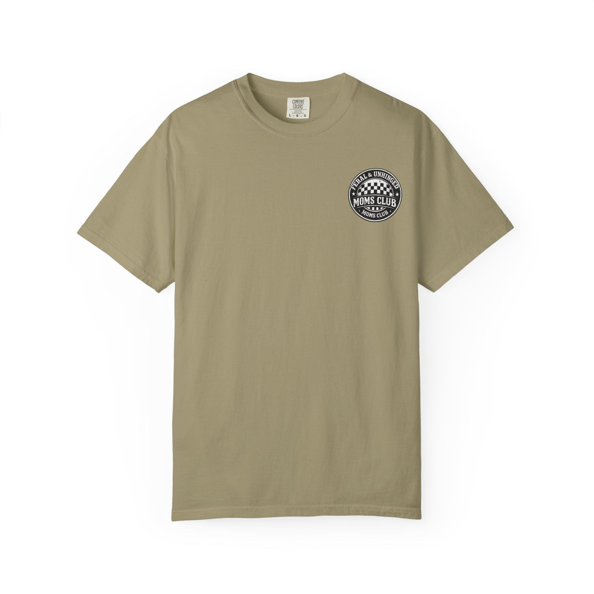 Moms Club T‑Shirt — "Feral & Unhinged" Skull Mom Graphic Tee