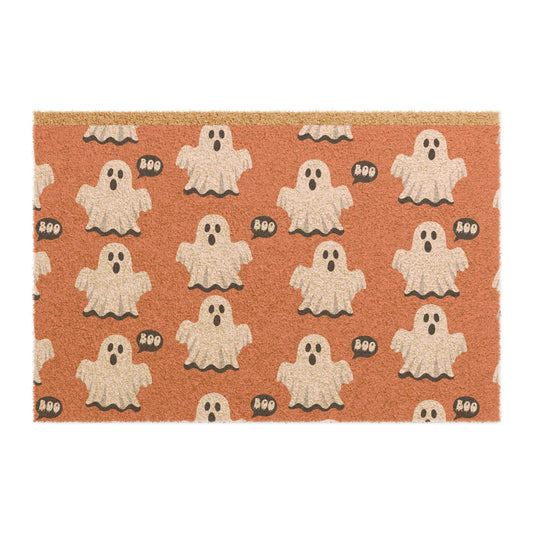 Halloween Ghost Doormat – Cute Spooky Welcome Mat for Fall & Trick-or-Treat