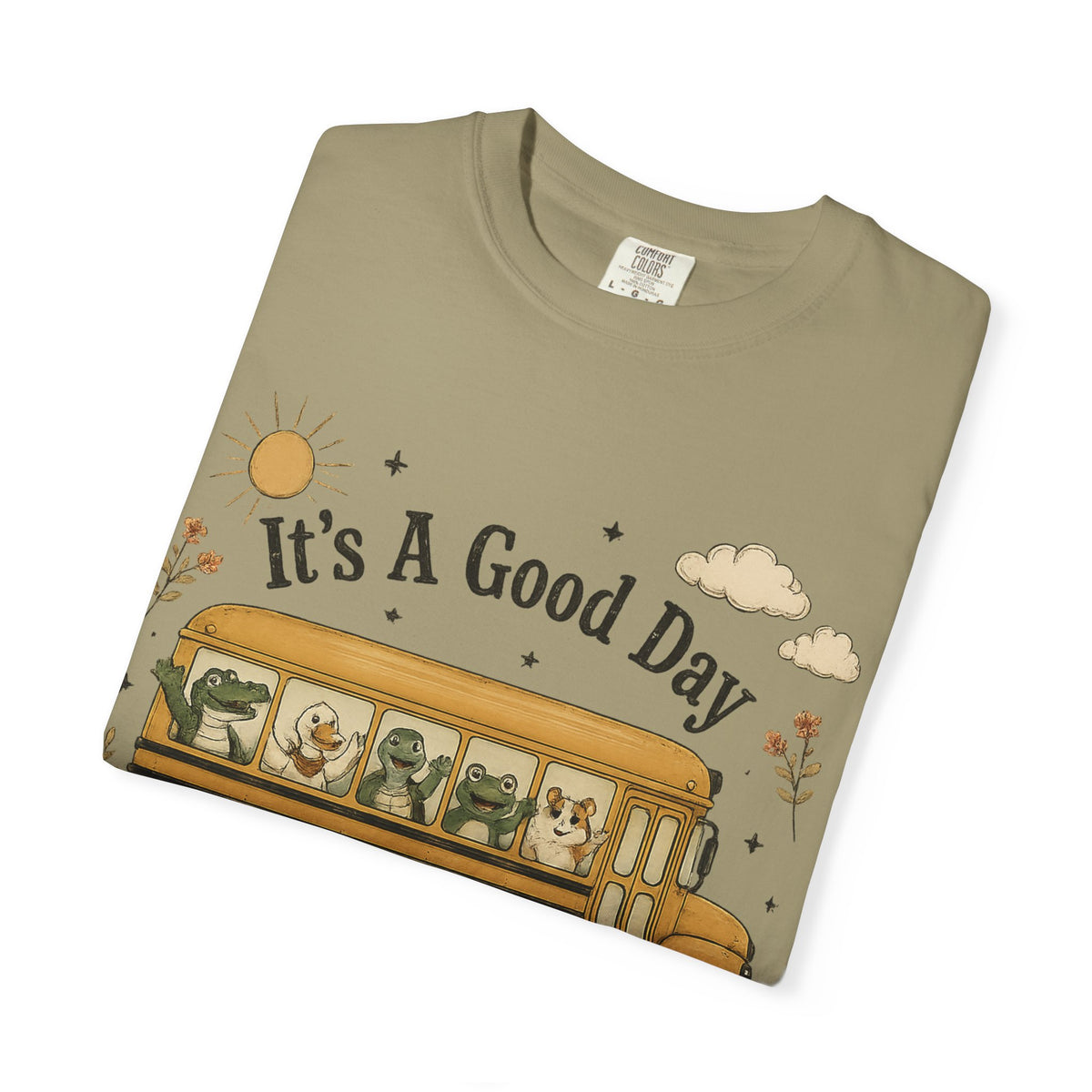 It's A Good Day for Learning T-Shirt — Cute School Bus Teacher & Student Back-to-School Tee