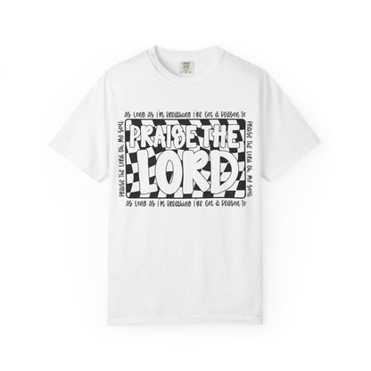 Praise the Lord T-Shirt — Bold Hand-Drawn Faith Graphic