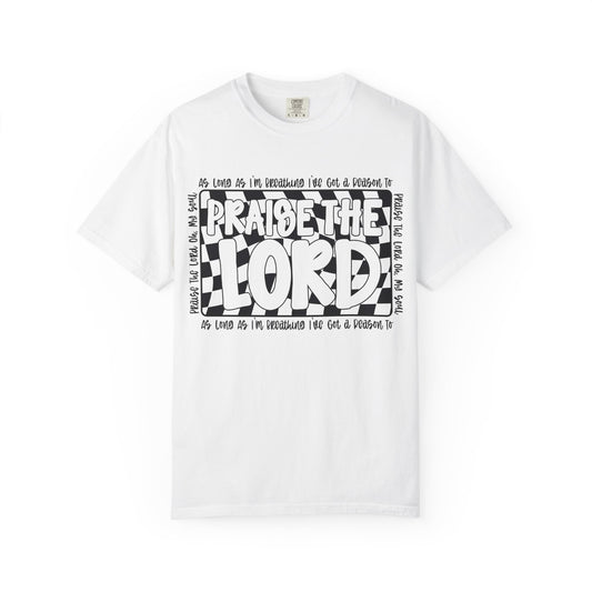 Praise the Lord T-Shirt — Bold Hand-Drawn Faith Graphic
